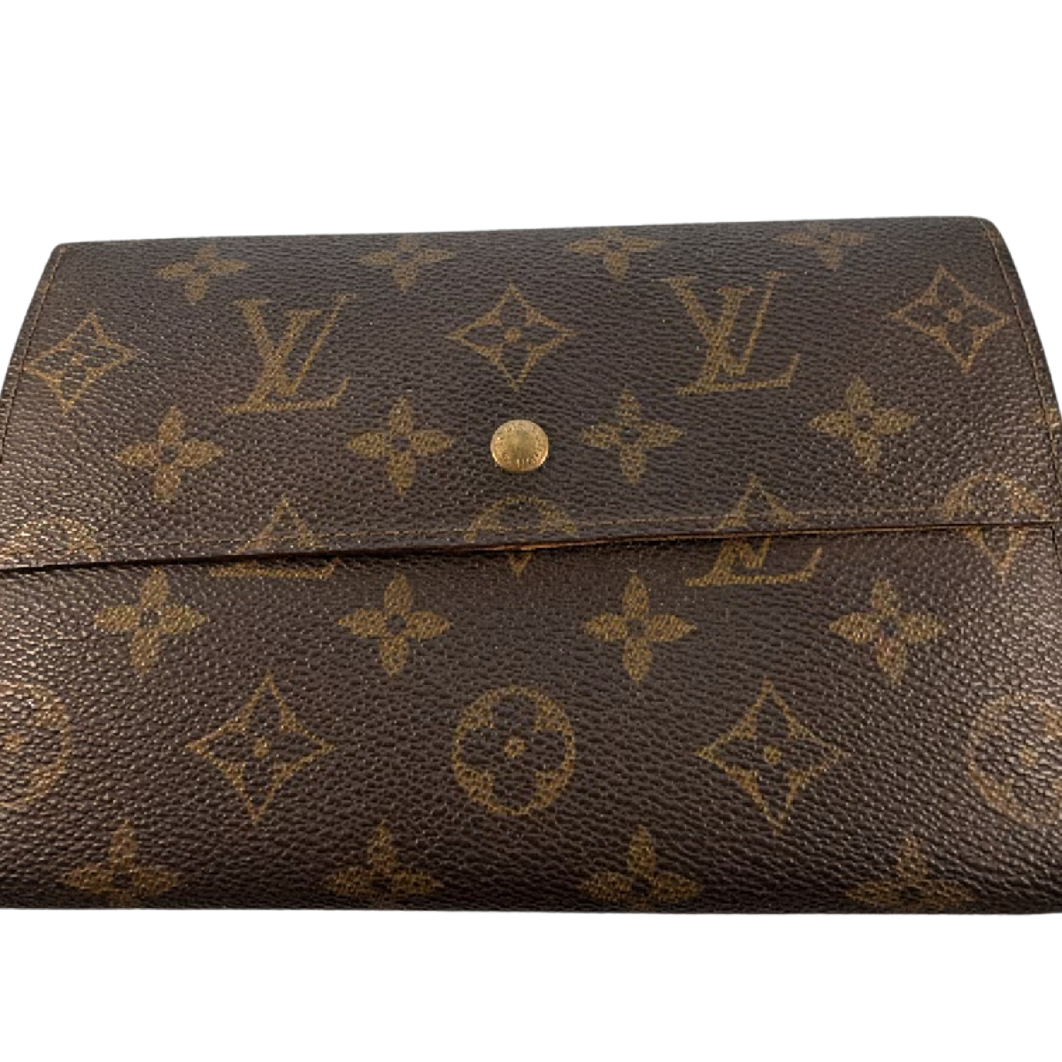Louis Vuitton Sarah Wallet Brown Monogram Canvas Wallet