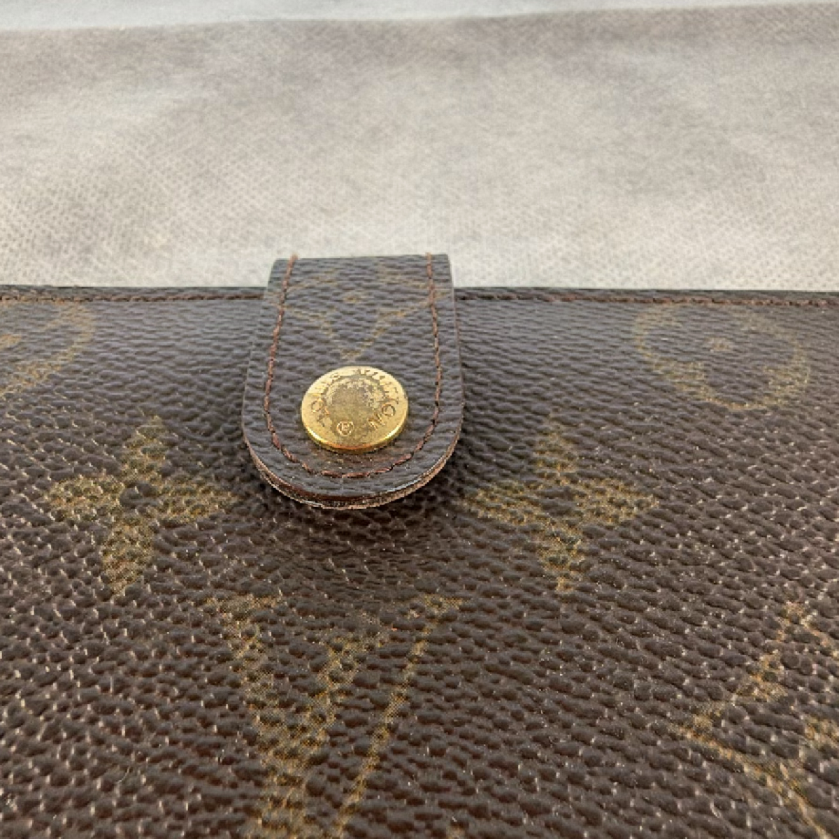 Louis Vuitton French Purse Brown Monogram Canvas Wallet