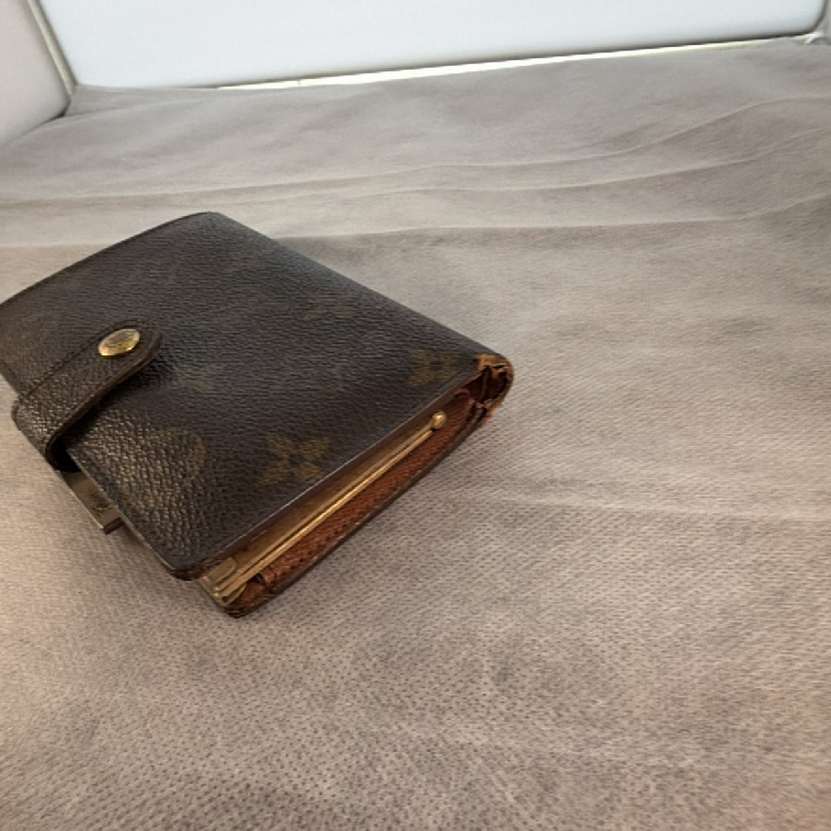 Louis Vuitton French Purse Brown Monogram Canvas Wallet