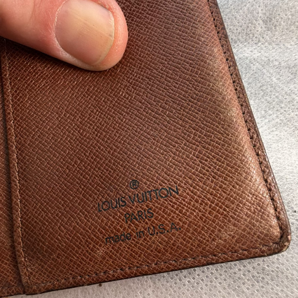 Louis Vuitton French Purse Brown Monogram Canvas Wallet