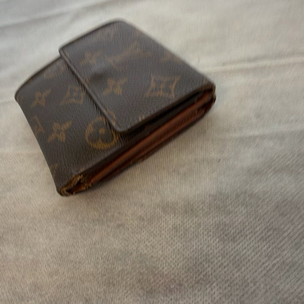 Louis Vuitton Portefeuille Elise Brown Monogram Canvas Wallet