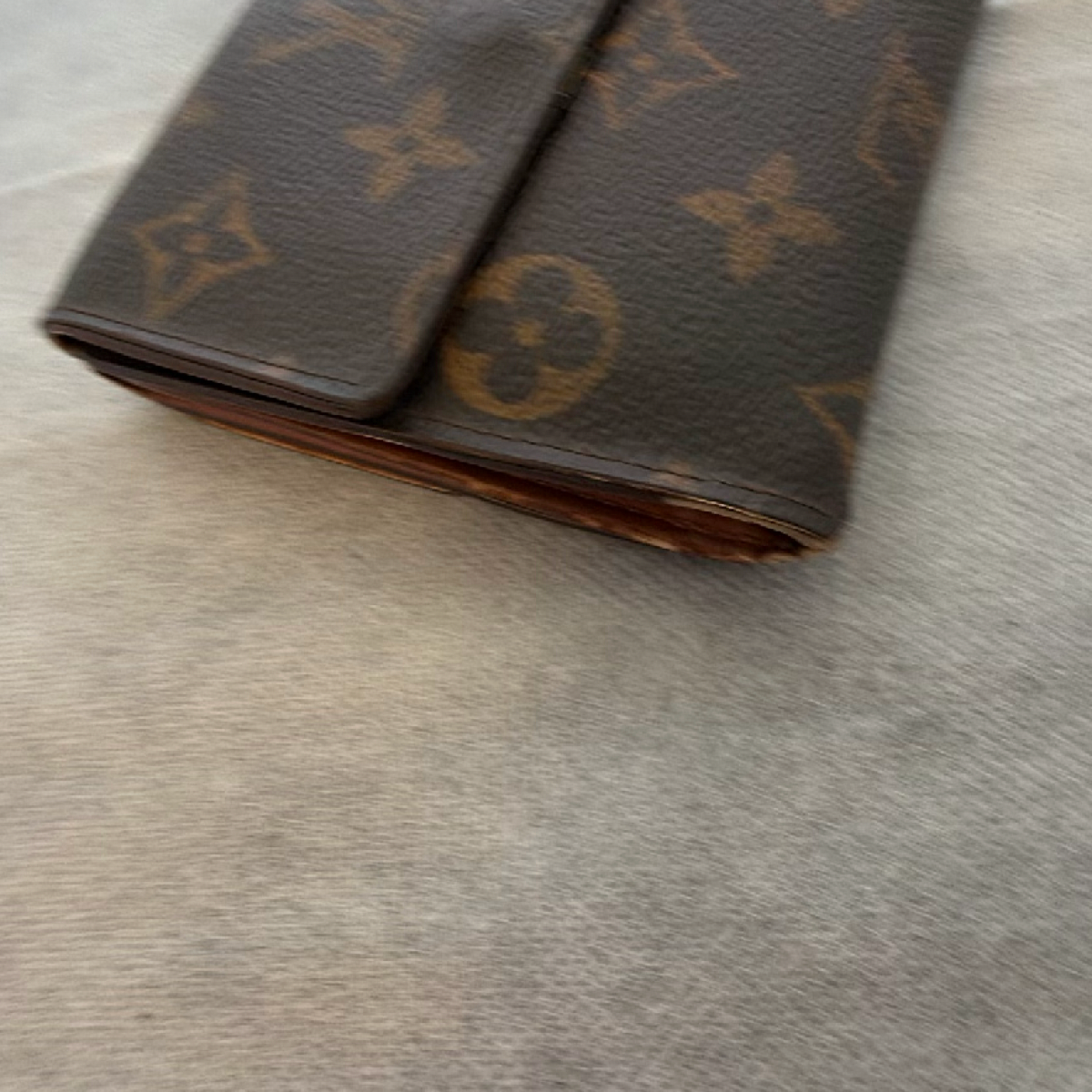 Louis Vuitton Portefeuille Elise Brown Monogram Canvas Wallet