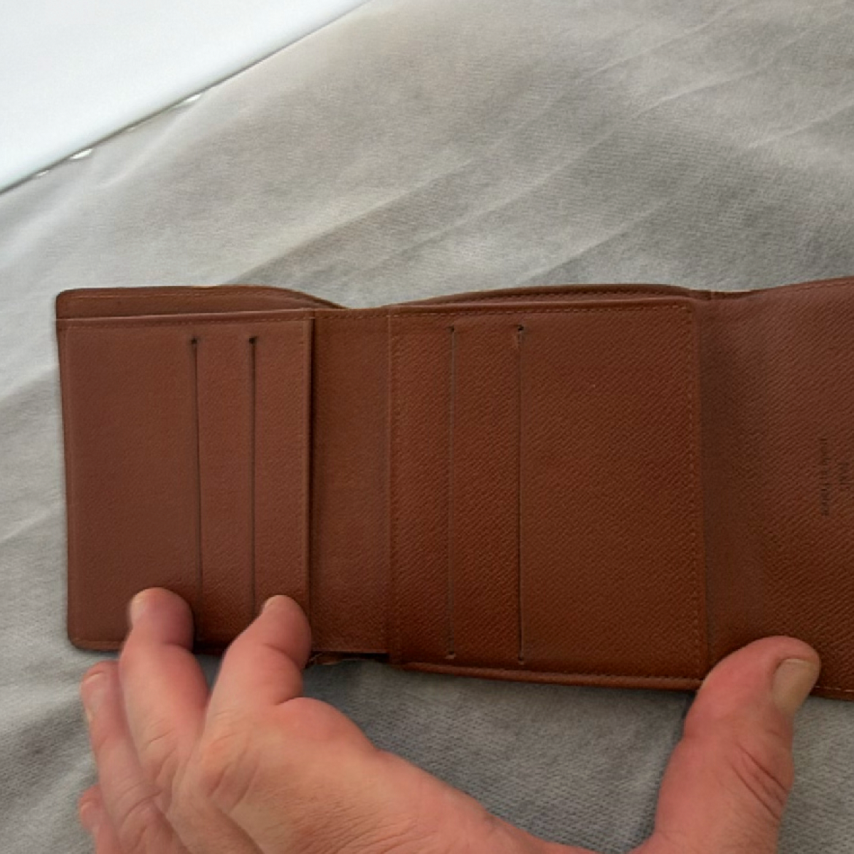 Louis Vuitton Portefeuille Elise Brown Monogram Canvas Wallet