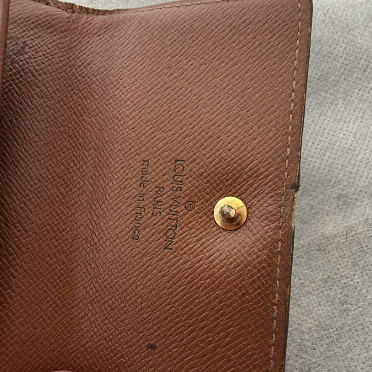 Louis Vuitton Portefeuille Elise Brown Monogram Canvas Wallet