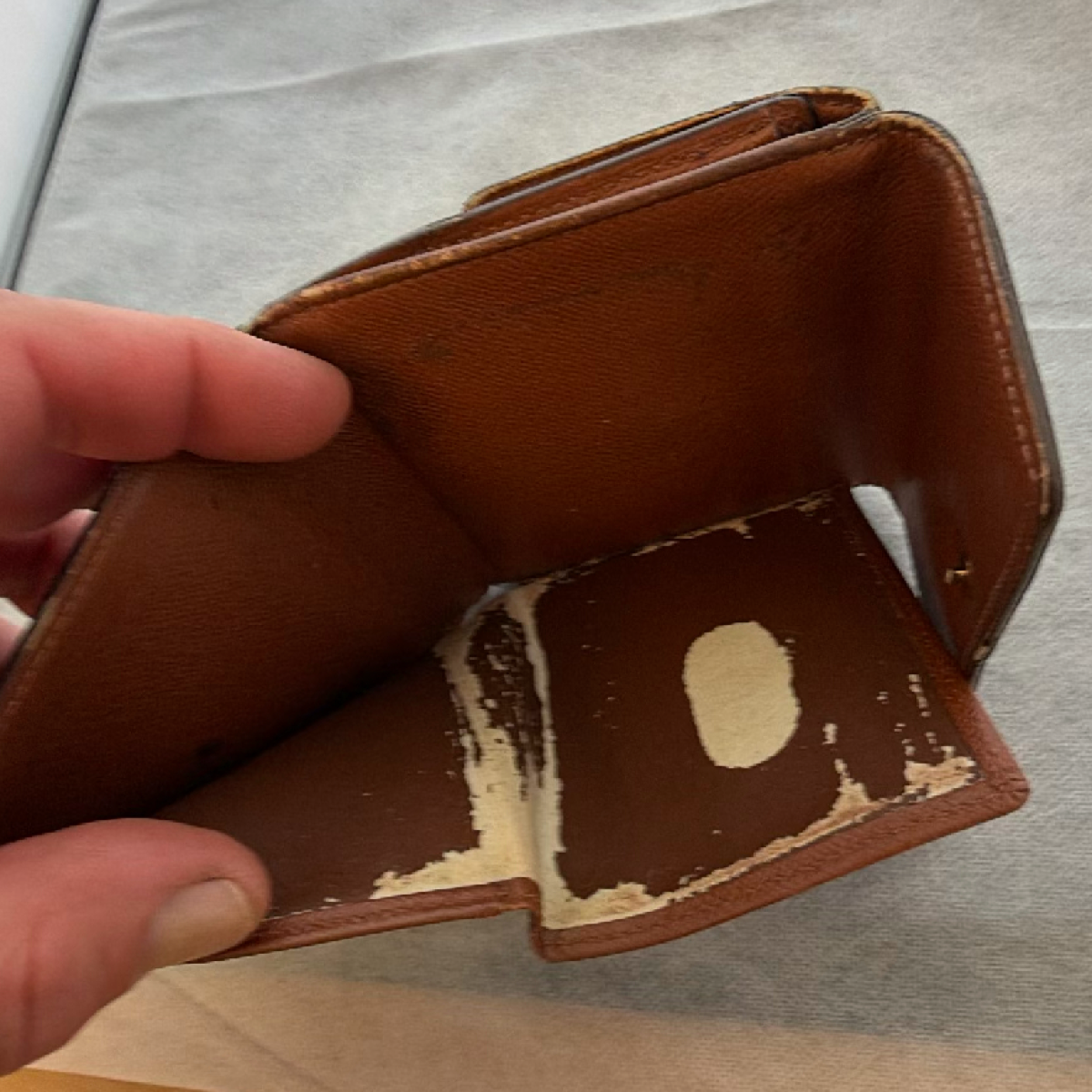 Louis Vuitton Portefeuille Elise Brown Monogram Canvas Wallet
