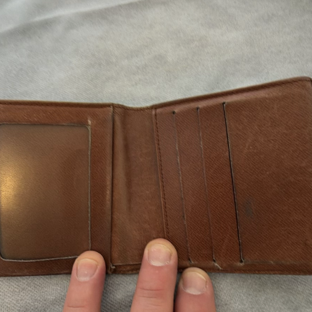 Louis Vuitton Bifold Wallet Brown Monogram Canvas Wallet