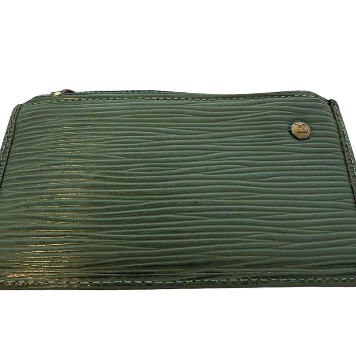 Louis Vuitton Pochette Clés Green Epi Leather Key Pouch