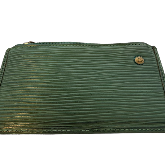 Louis Vuitton Pochette Clés Green Epi Leather Key Pouch
