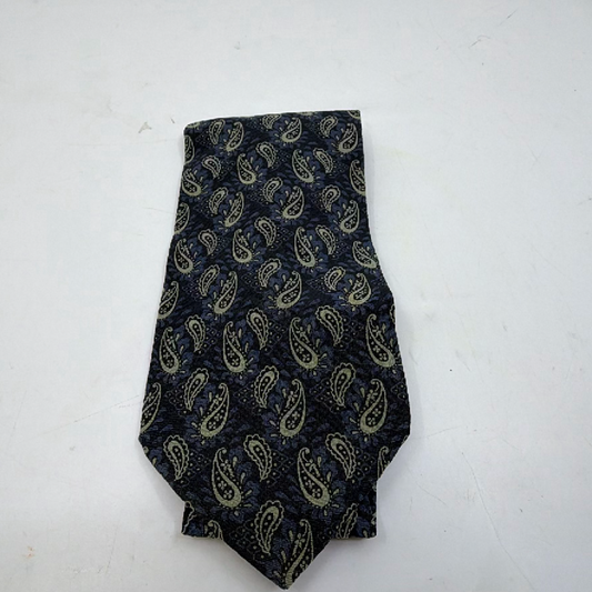 Giorgio Armani Paisley Blue Silk Tie