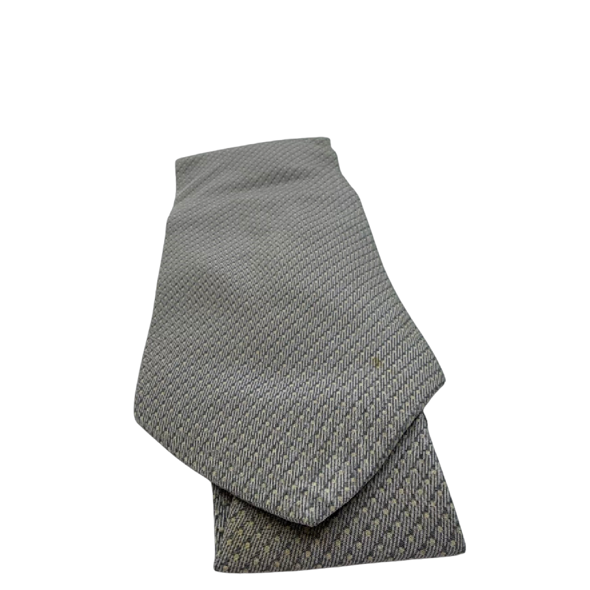 Giorgio Armani Patterned Grey Silk Tie