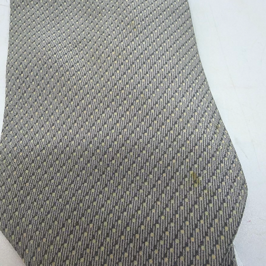 Giorgio Armani Patterned Grey Silk Tie