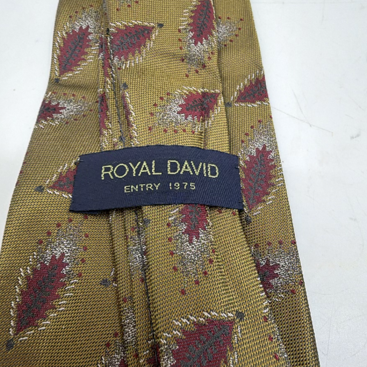 Royal David Green Silk Necktie