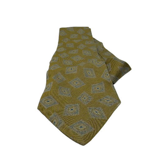 Giorgio Armani Yellow Silk Necktie