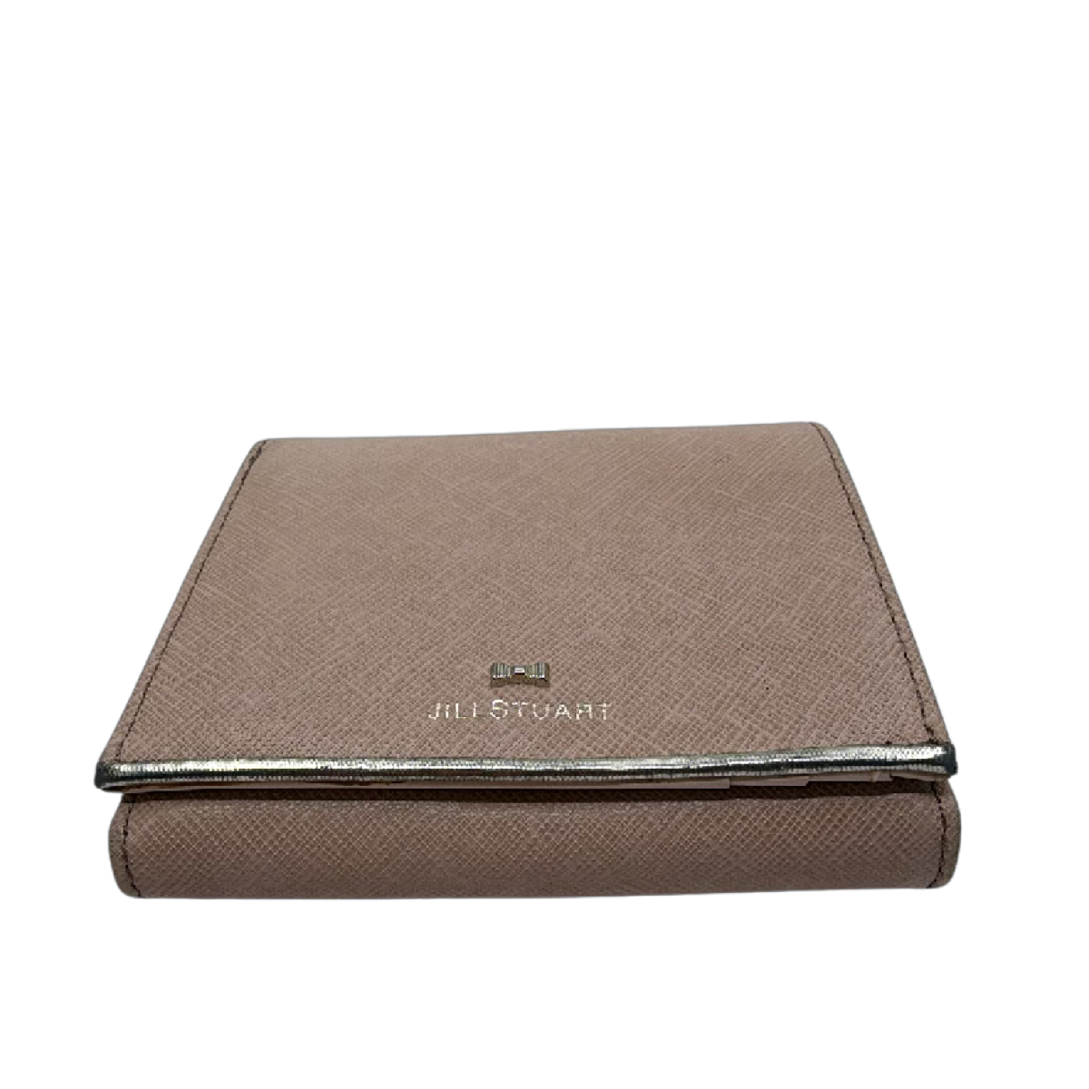 Jill Stuart Pink Saffiano Leather Wallet