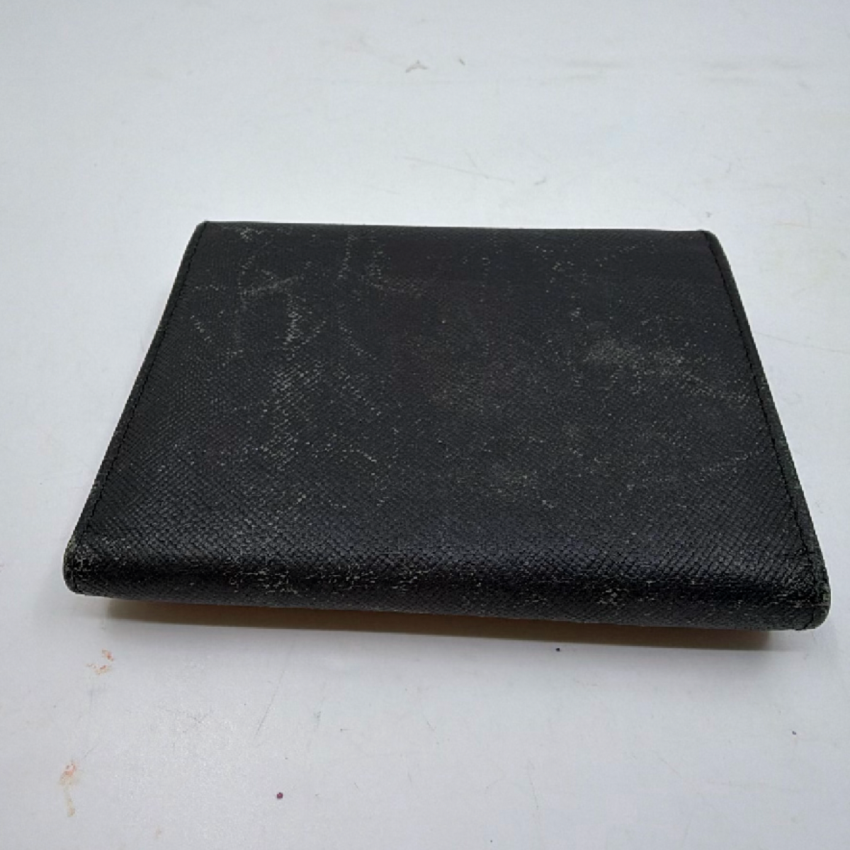 Prada Compact Trifold Black Saffiano Leather Wallet