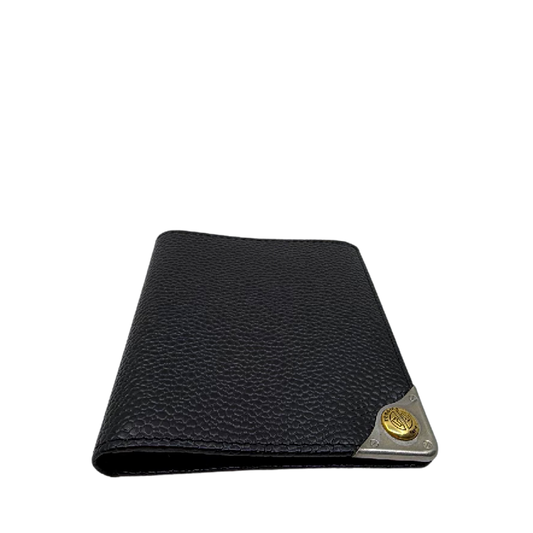 Renoma Black Pebbled Leather Wallet