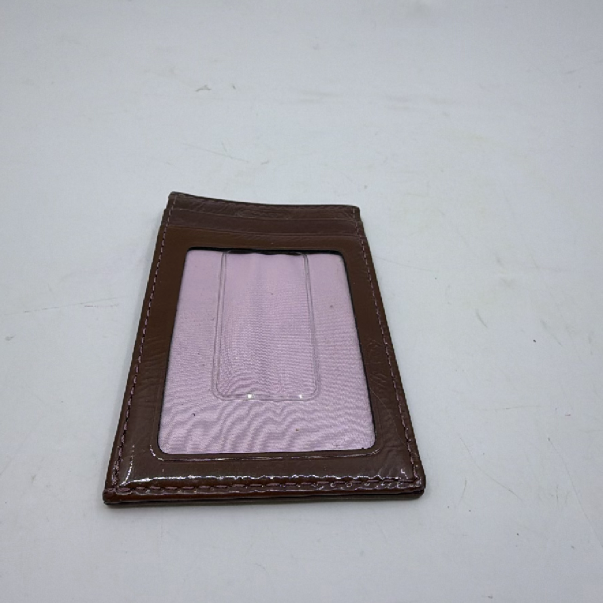 Coach Purple Jacquard Leather Card Case