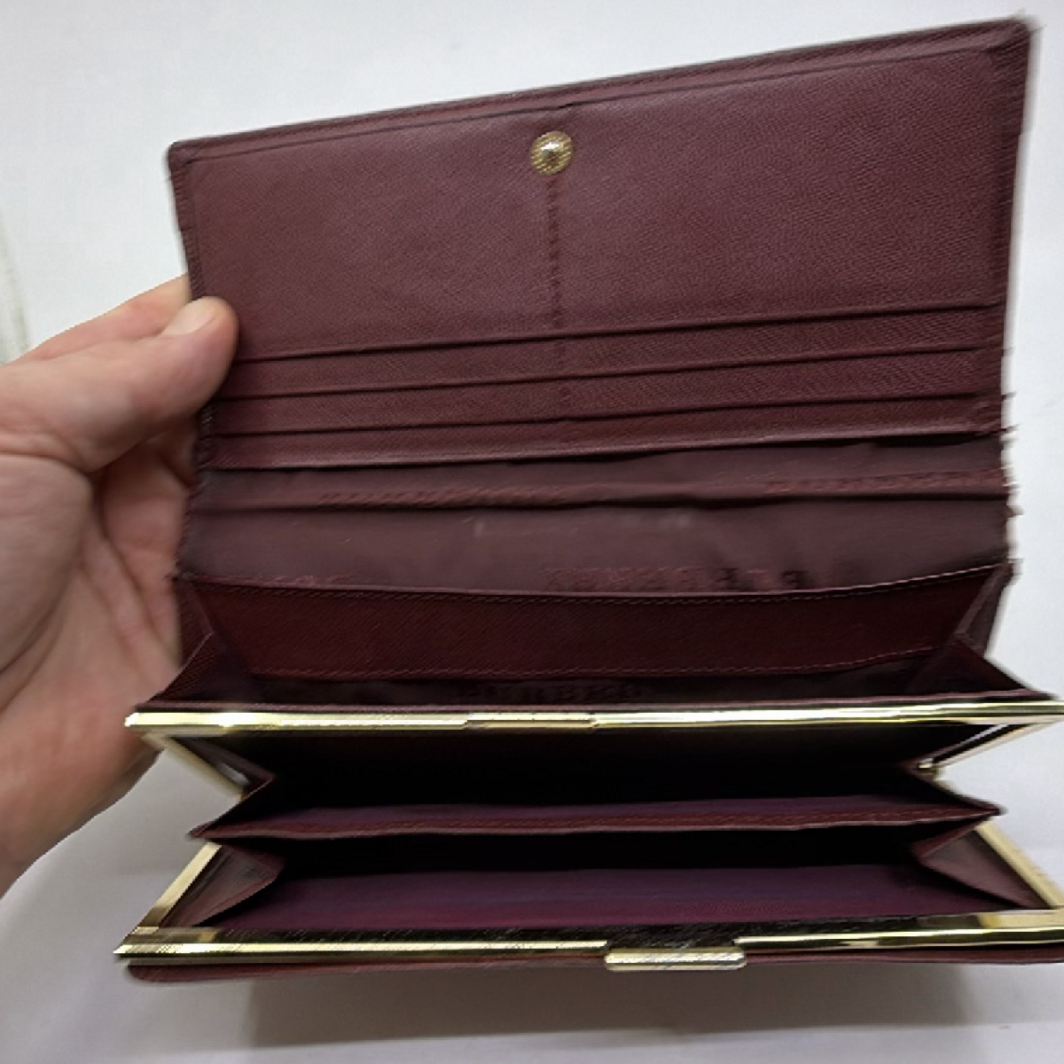 Burberry Continental Wallet Beige Nova Check Canvas & Leather Wallet
