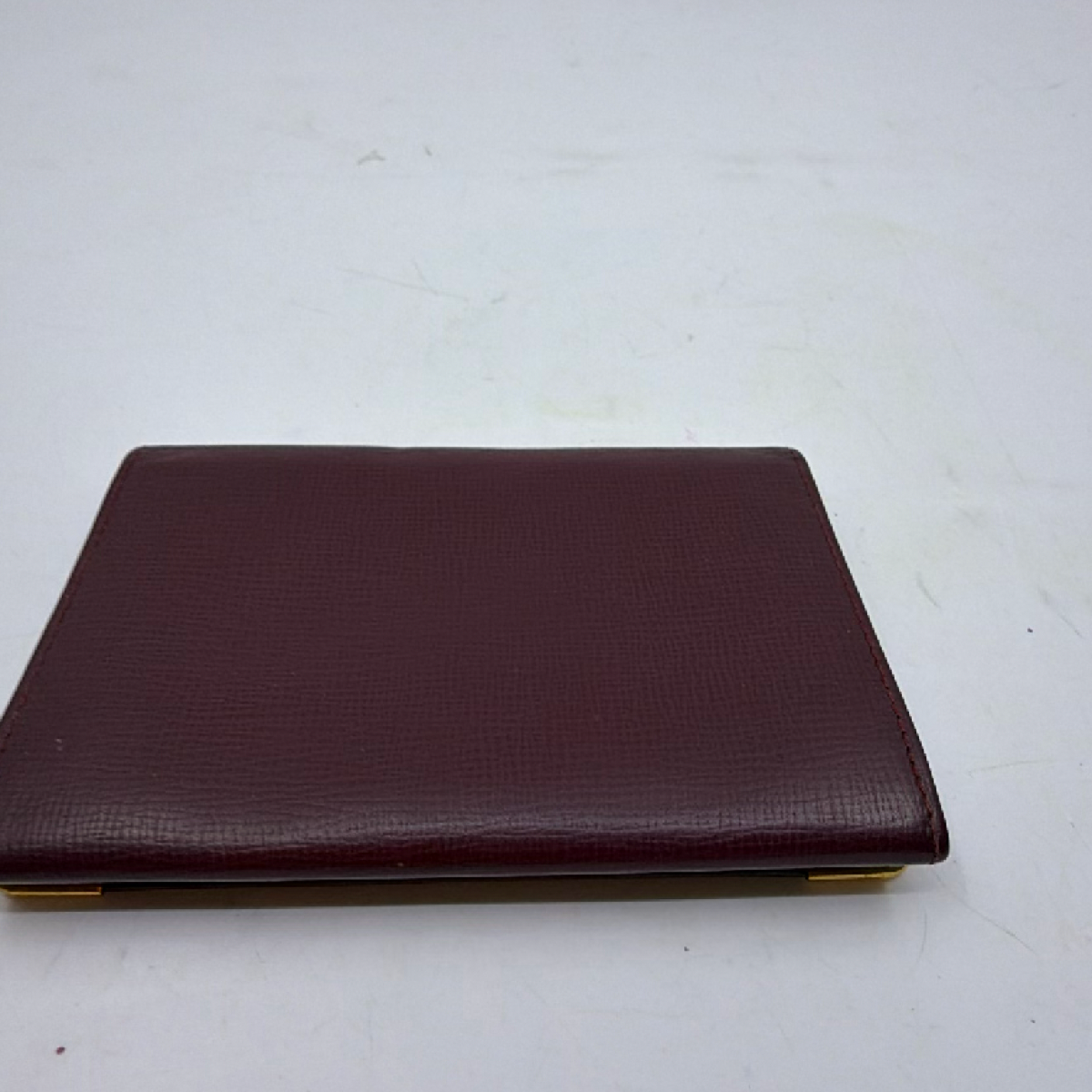 Cartier Must de Cartier Burgundy Leather Card Holder