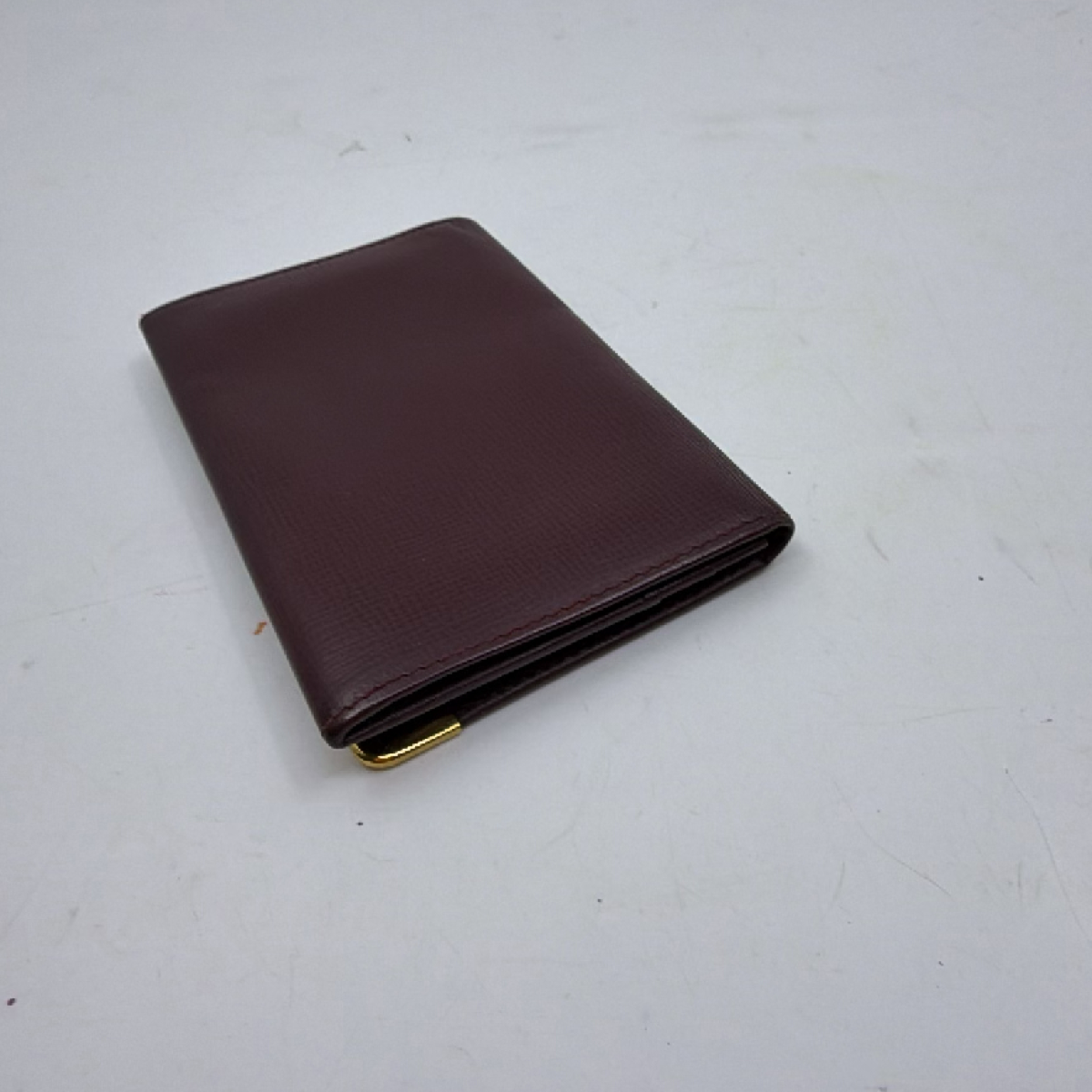 Cartier Must de Cartier Burgundy Leather Card Holder