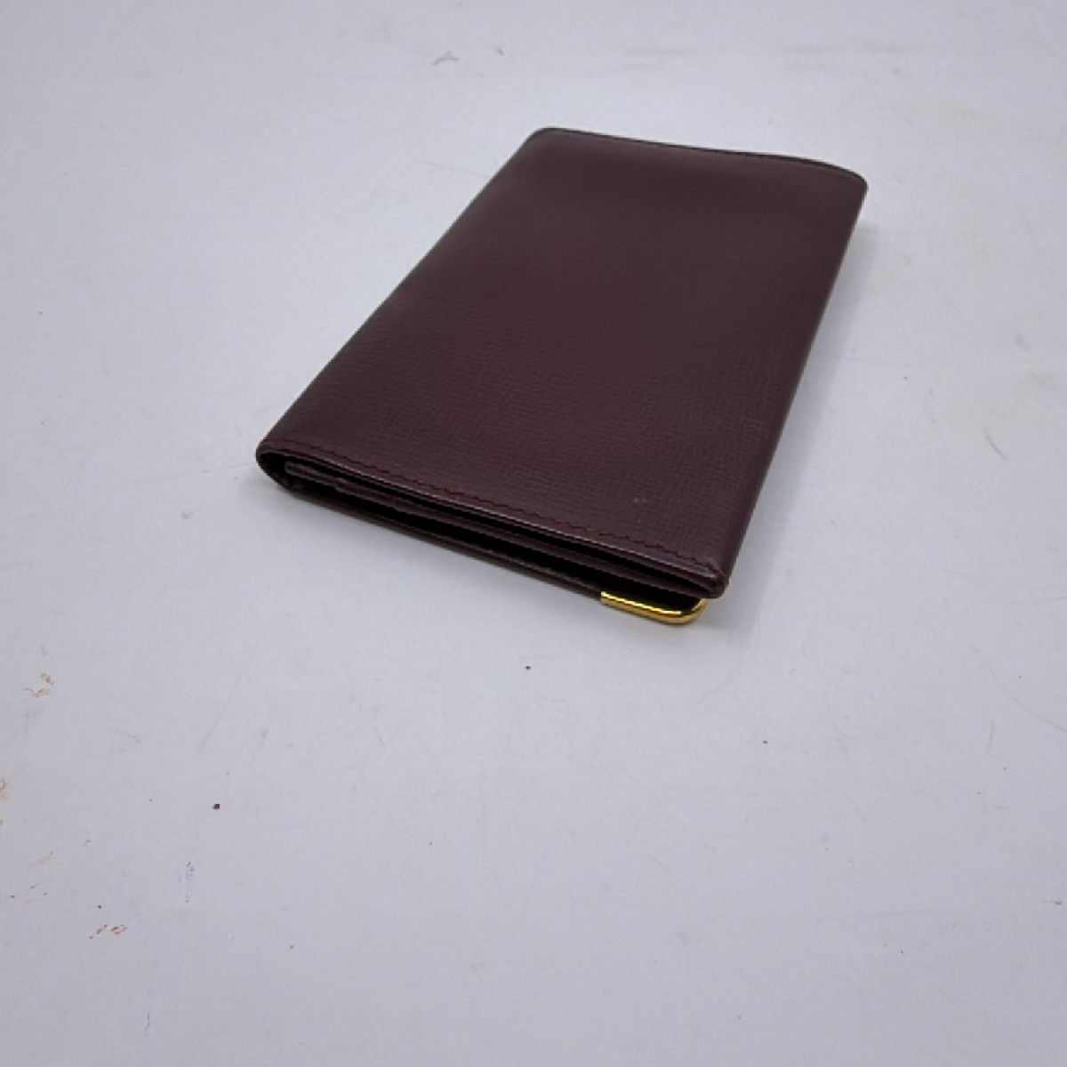 Cartier Must de Cartier Burgundy Leather Card Holder