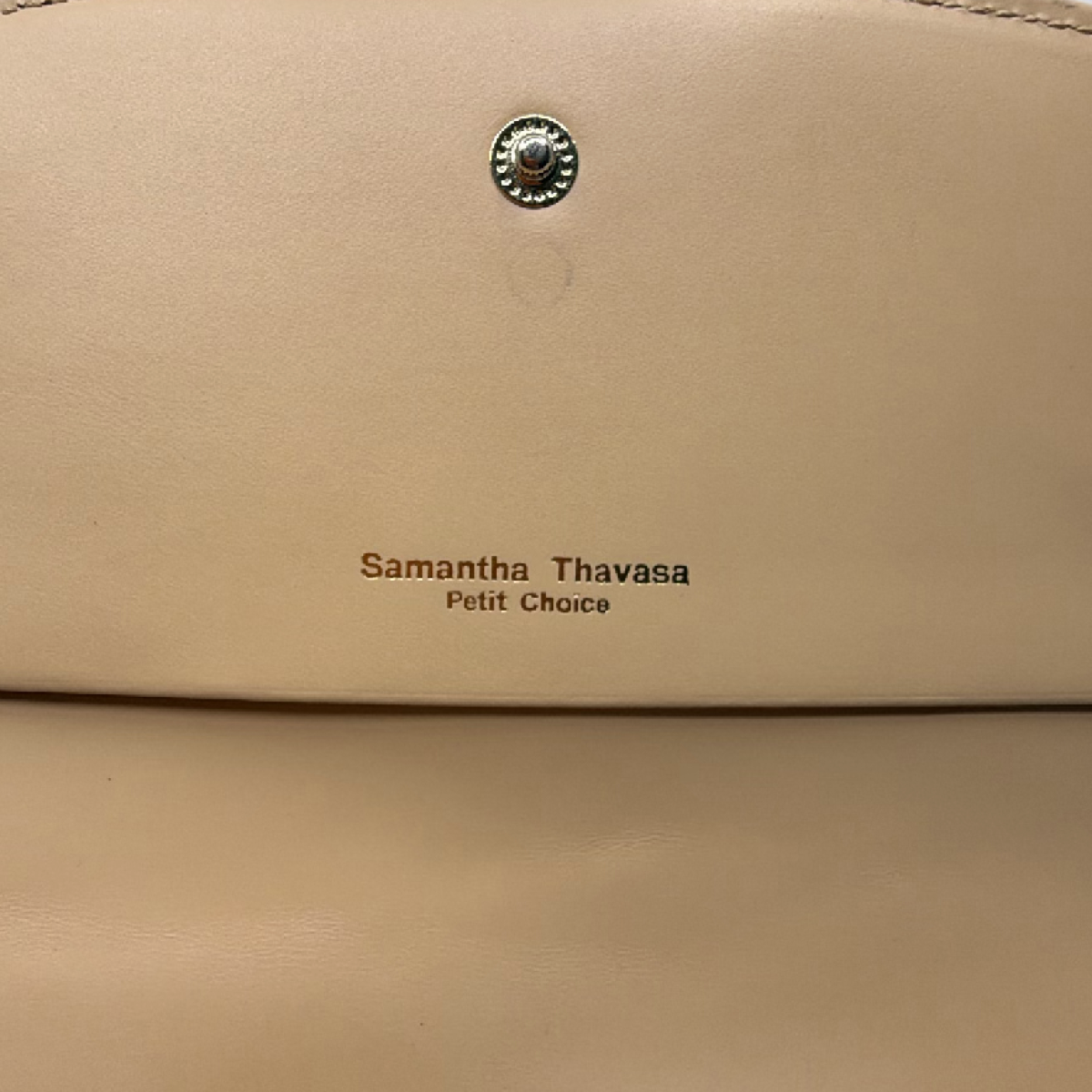 Samantha Thavasa Petit Choice Blue Leather Long Wallet