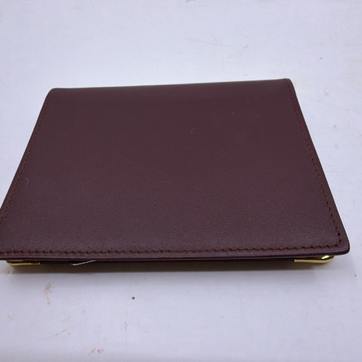 Cartier Must de Cartier Burgundy Leather Passport Holder