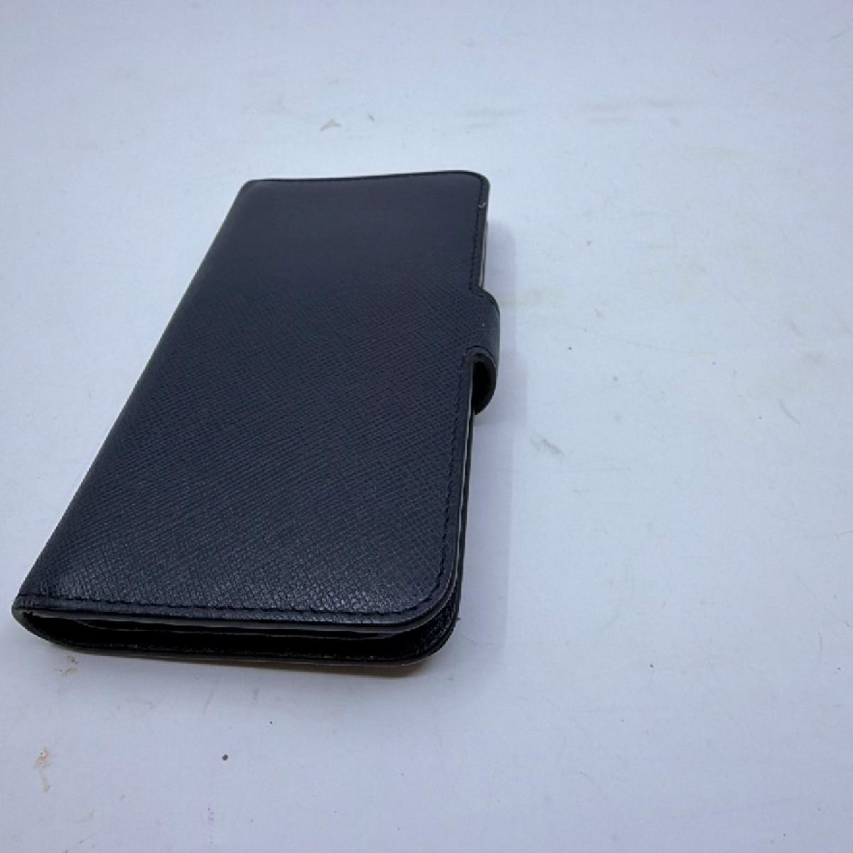 Prada Saffiano Folio Blue Saffiano Leather Phone Case