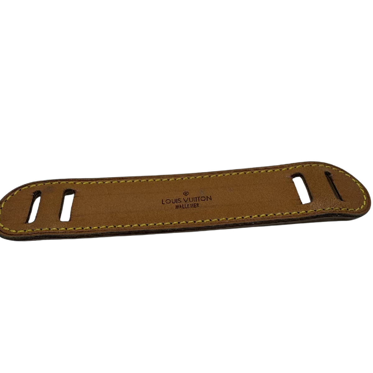 Louis Vuitton Shoulder Pad Beige Vachetta Leather