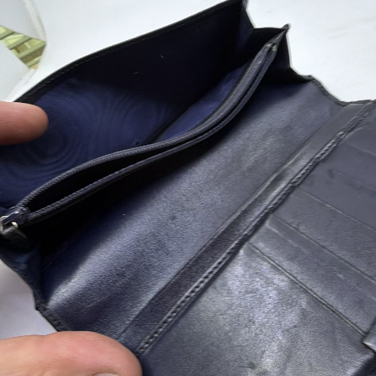 Gucci Continental Flap Black GG Monogram Canvas Leather Wallet