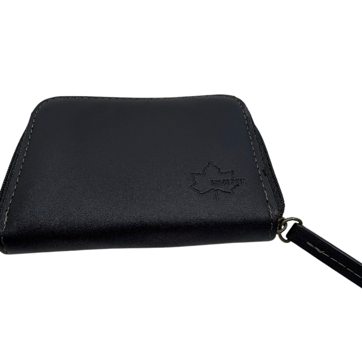 Logos Days Black Faux Leather Coin Case