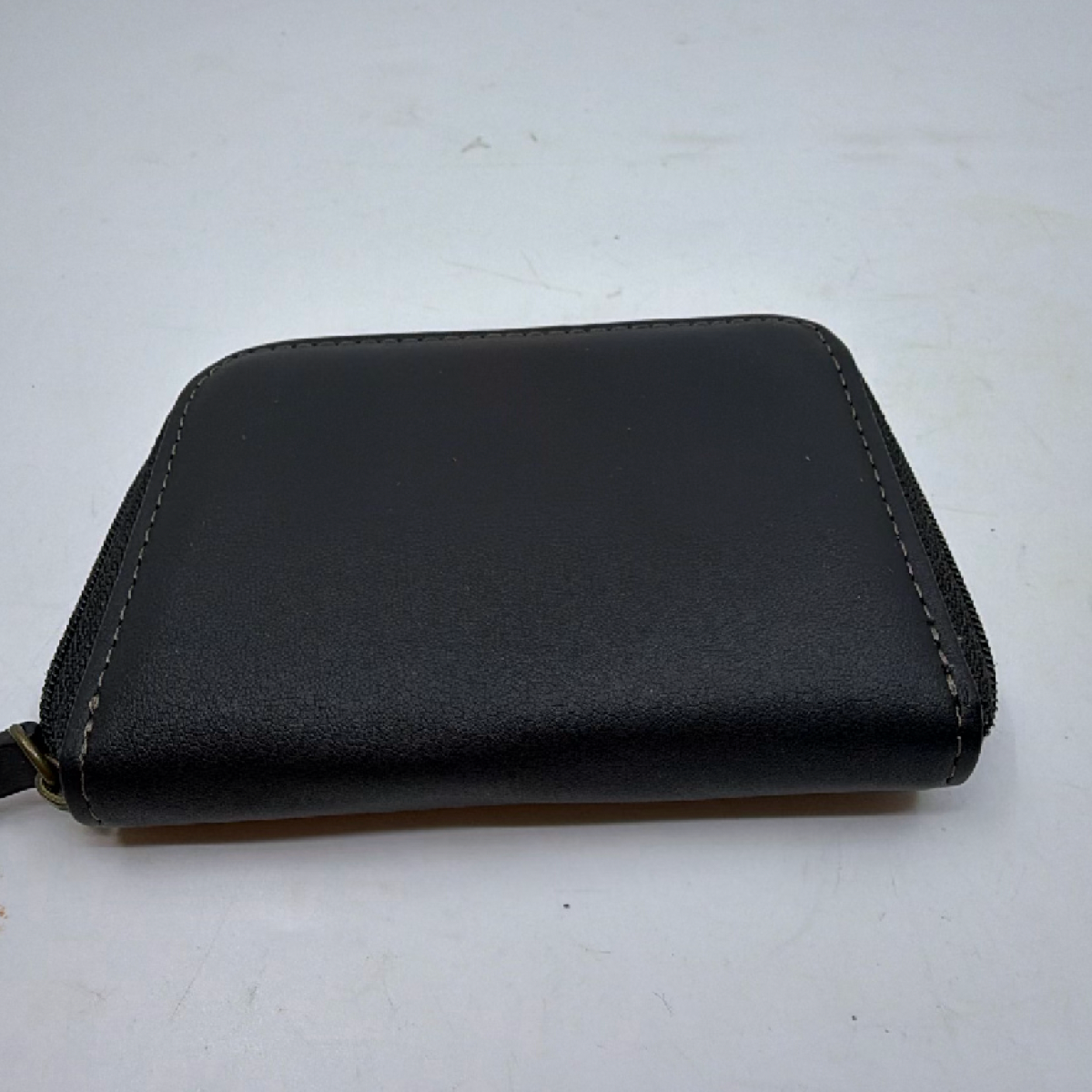 Logos Days Black Faux Leather Coin Case