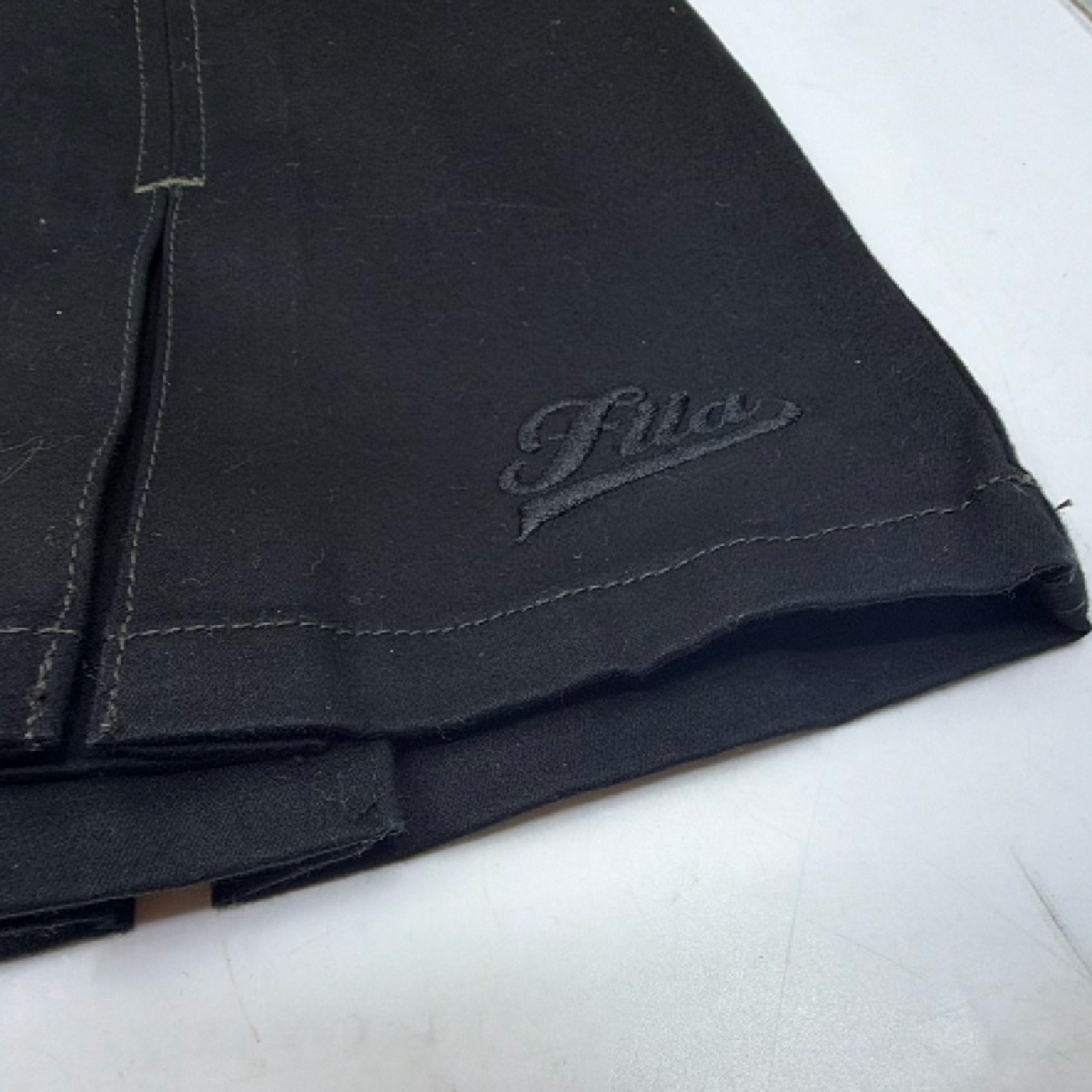 Fila Golf Black Cotton Blend M Mini Skirt