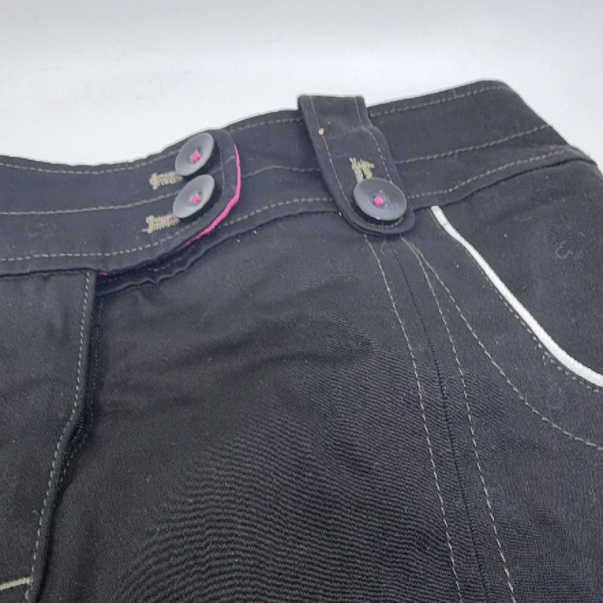 Fila Golf Black Cotton Blend M Mini Skirt