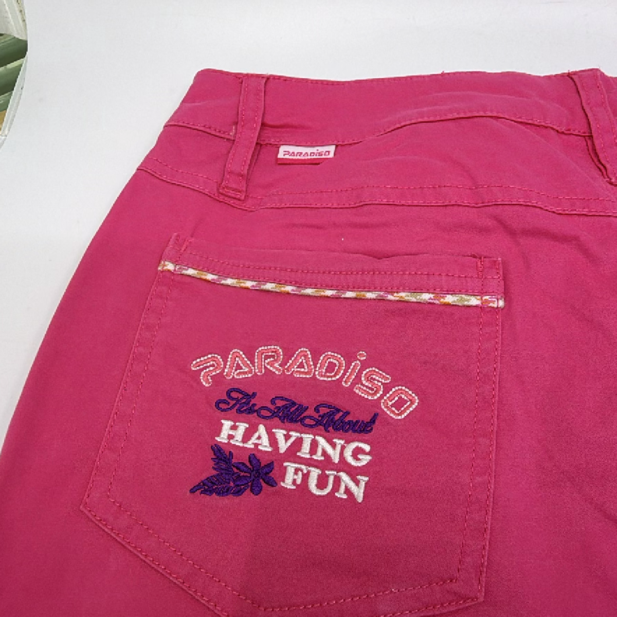 Paradiso Pink Cotton Blend Active Skirt M
