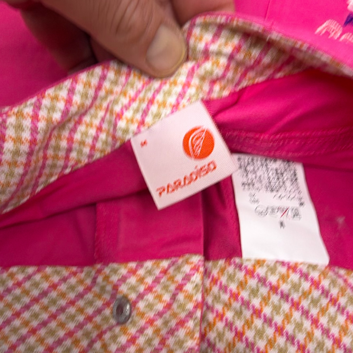 Paradiso Pink Cotton Blend Active Skirt M