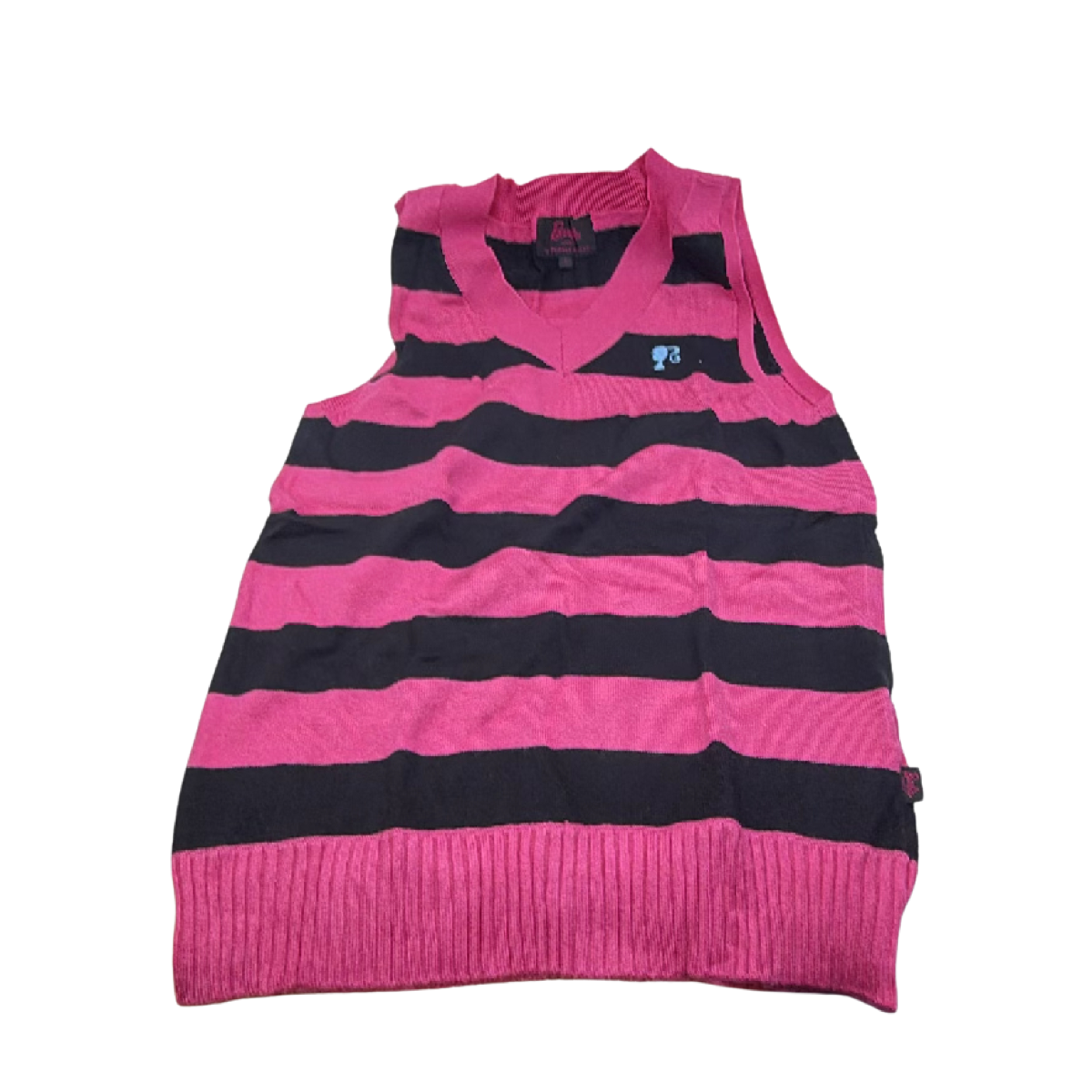 Barbie GOLF by Pearly Gates Pink Striped Sweater Vest