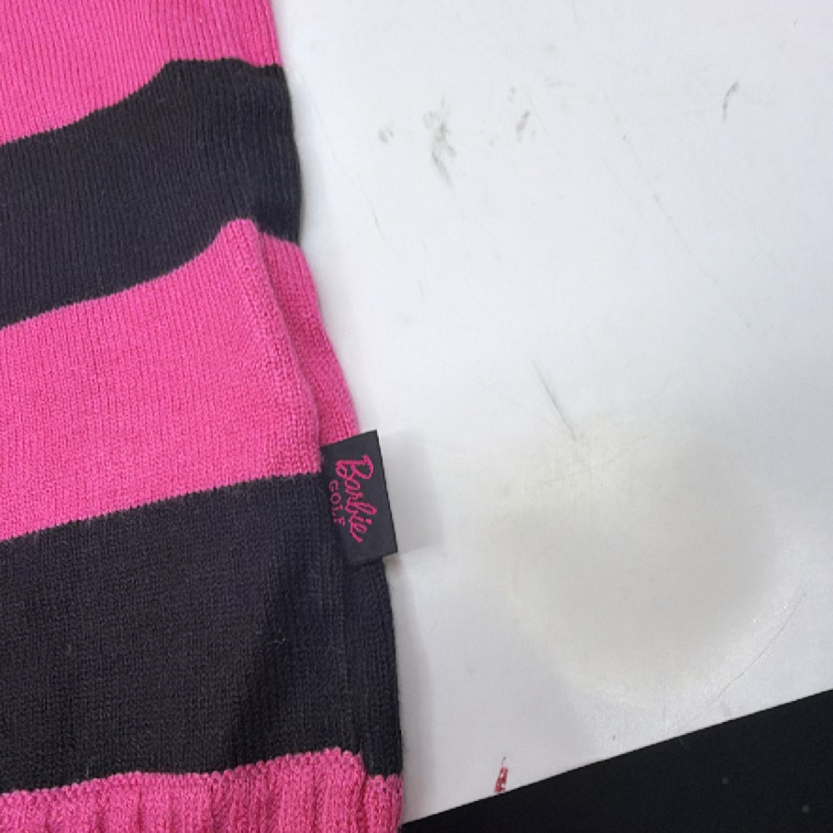 Barbie GOLF by Pearly Gates Pink Striped Sweater Vest