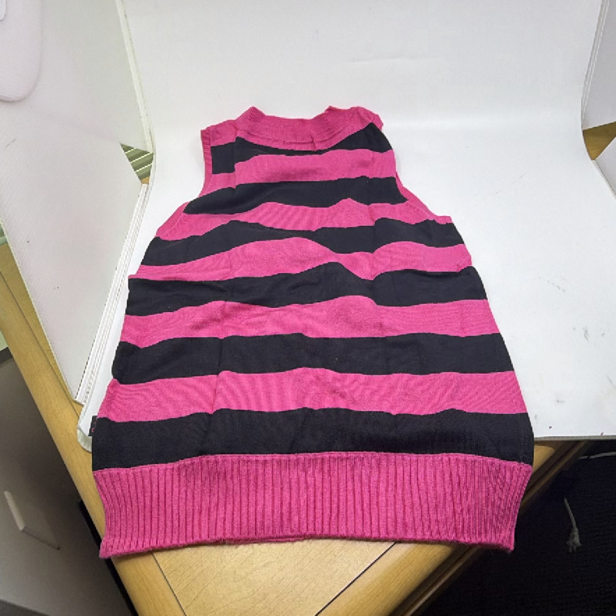 Barbie GOLF by Pearly Gates Pink Striped Sweater Vest