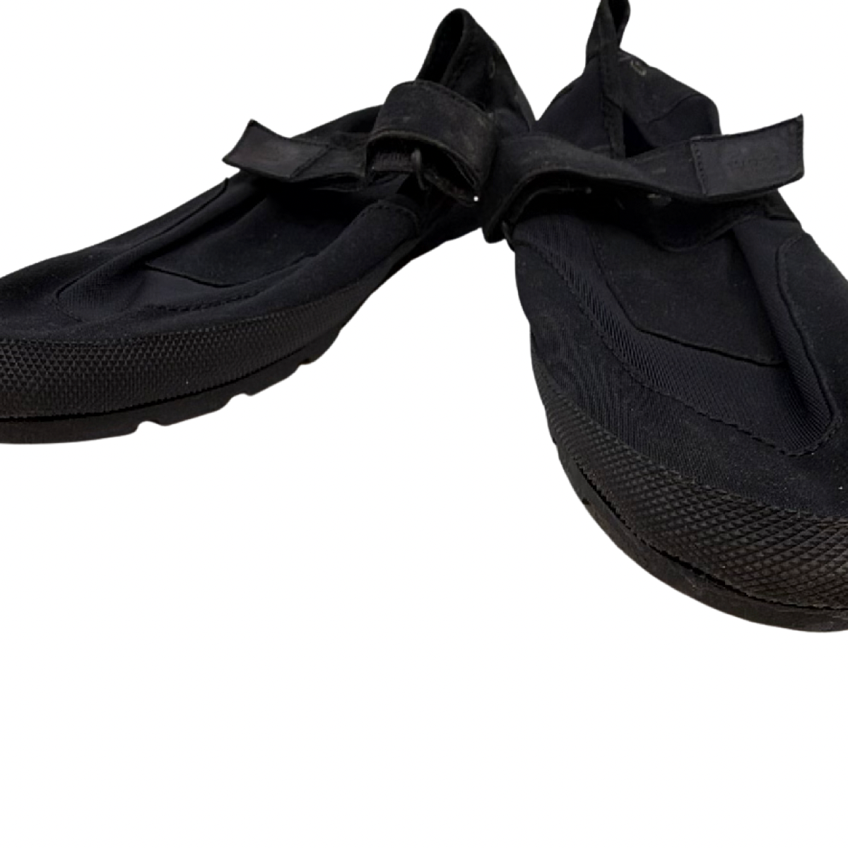 Gucci Black Textile Velcro Slip-On Shoe
