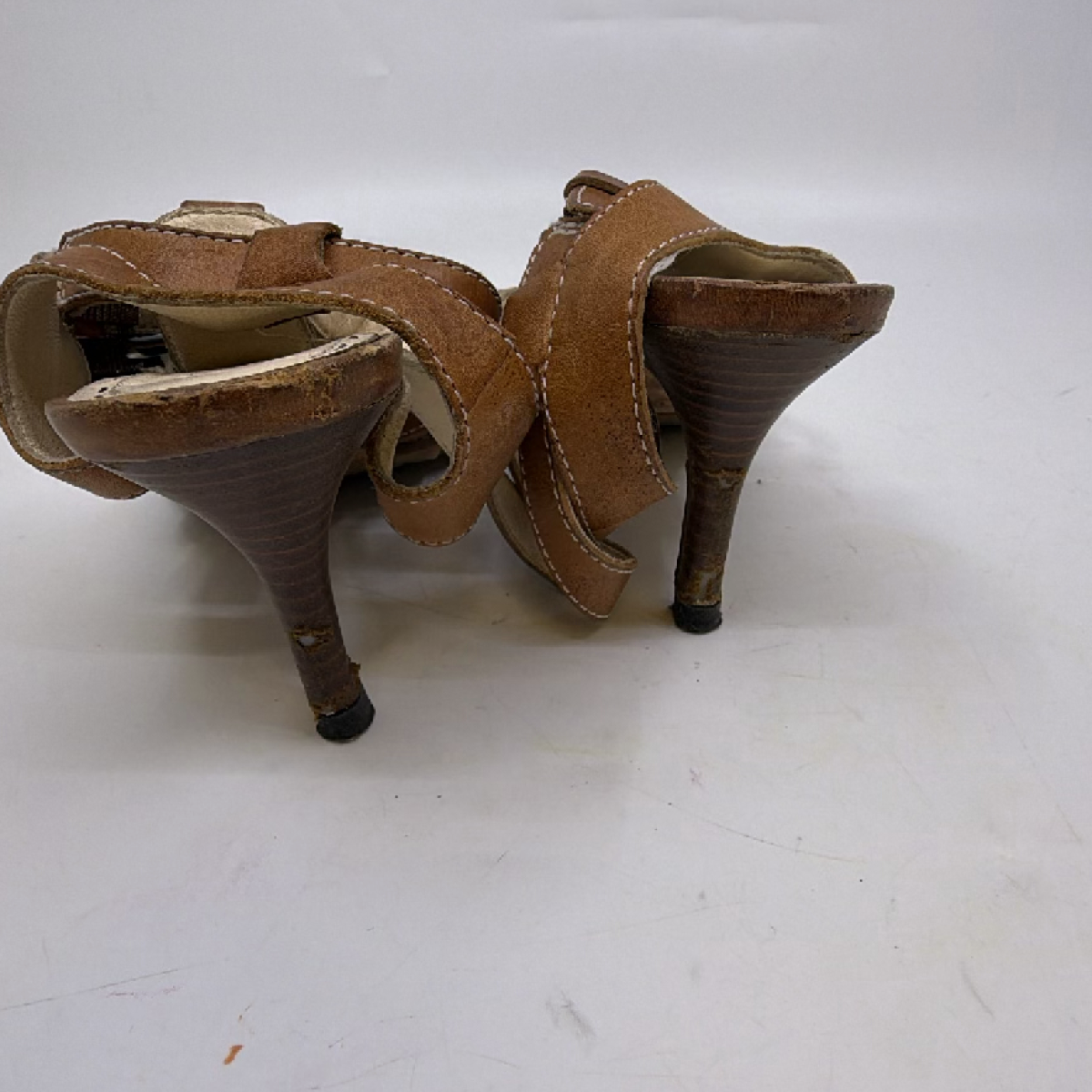 Coach Gladiator Sandal Brown Leather 6.5 Sandal