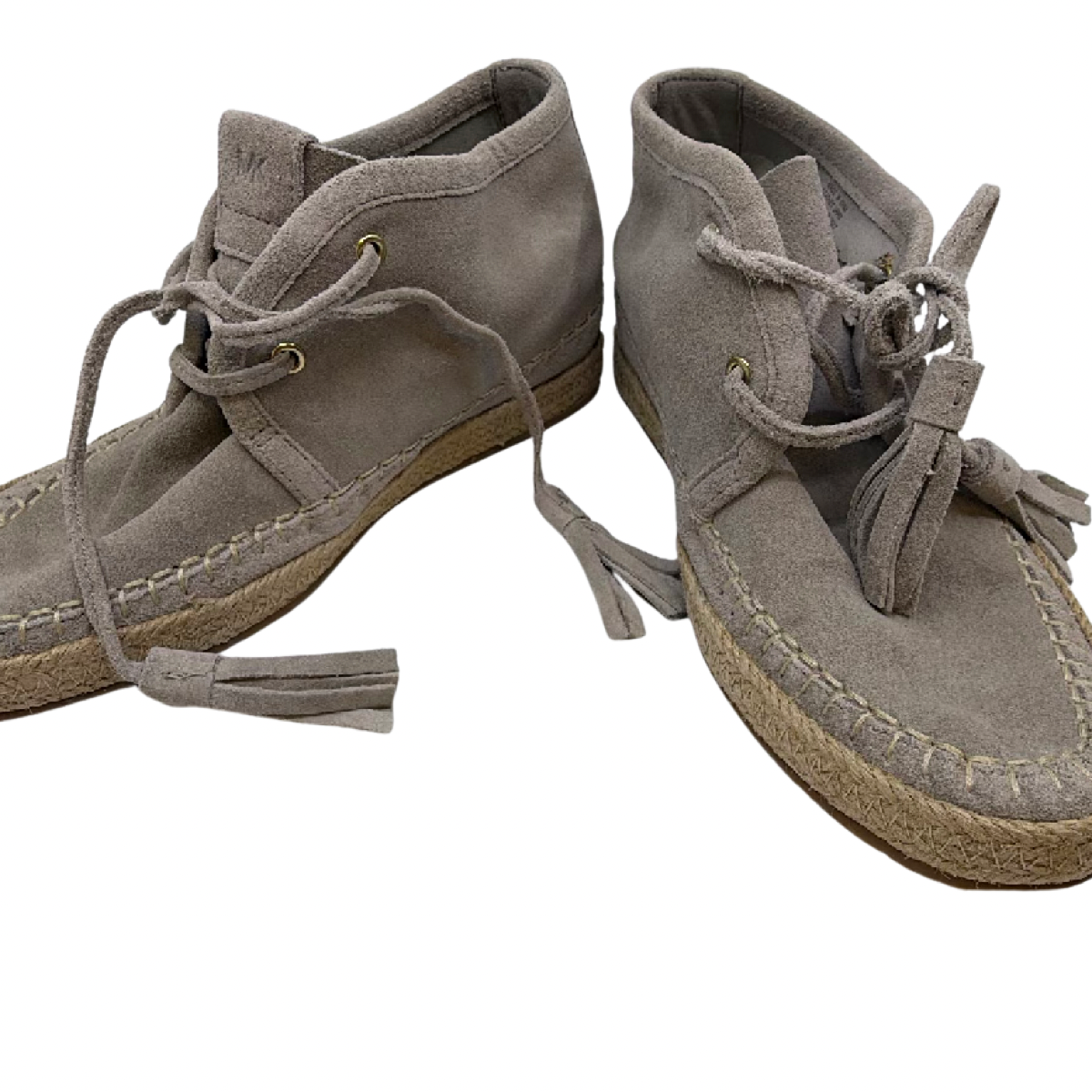 Michael Kors Espadrille Chukka Gray Suede 6.5M Ankle Boot