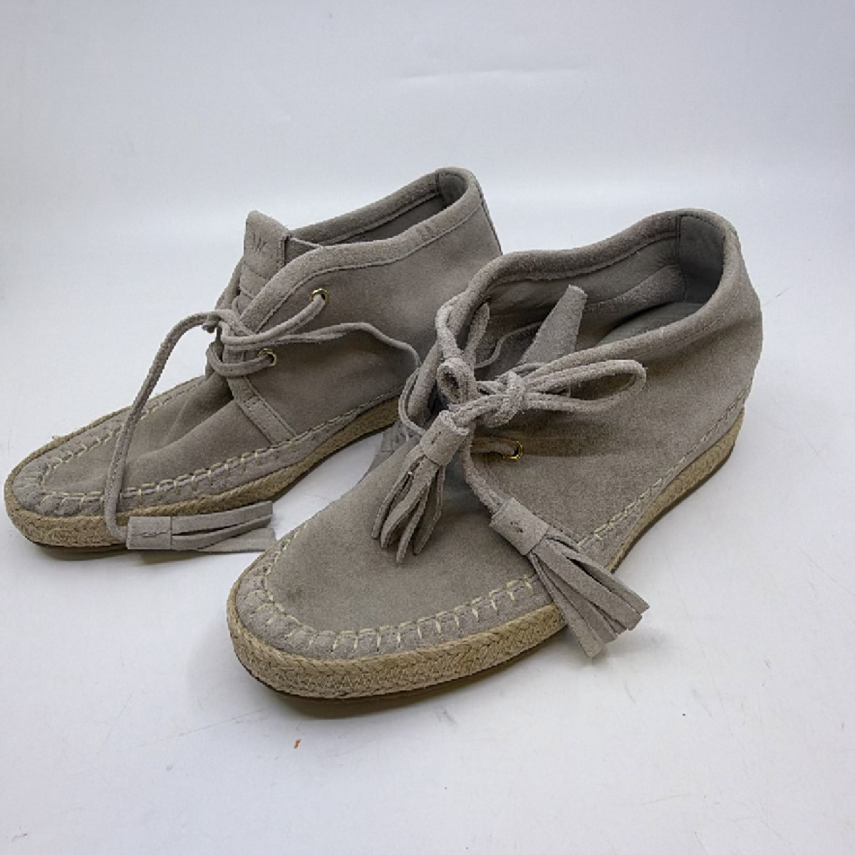 Michael Kors Espadrille Chukka Gray Suede 6.5M Ankle Boot