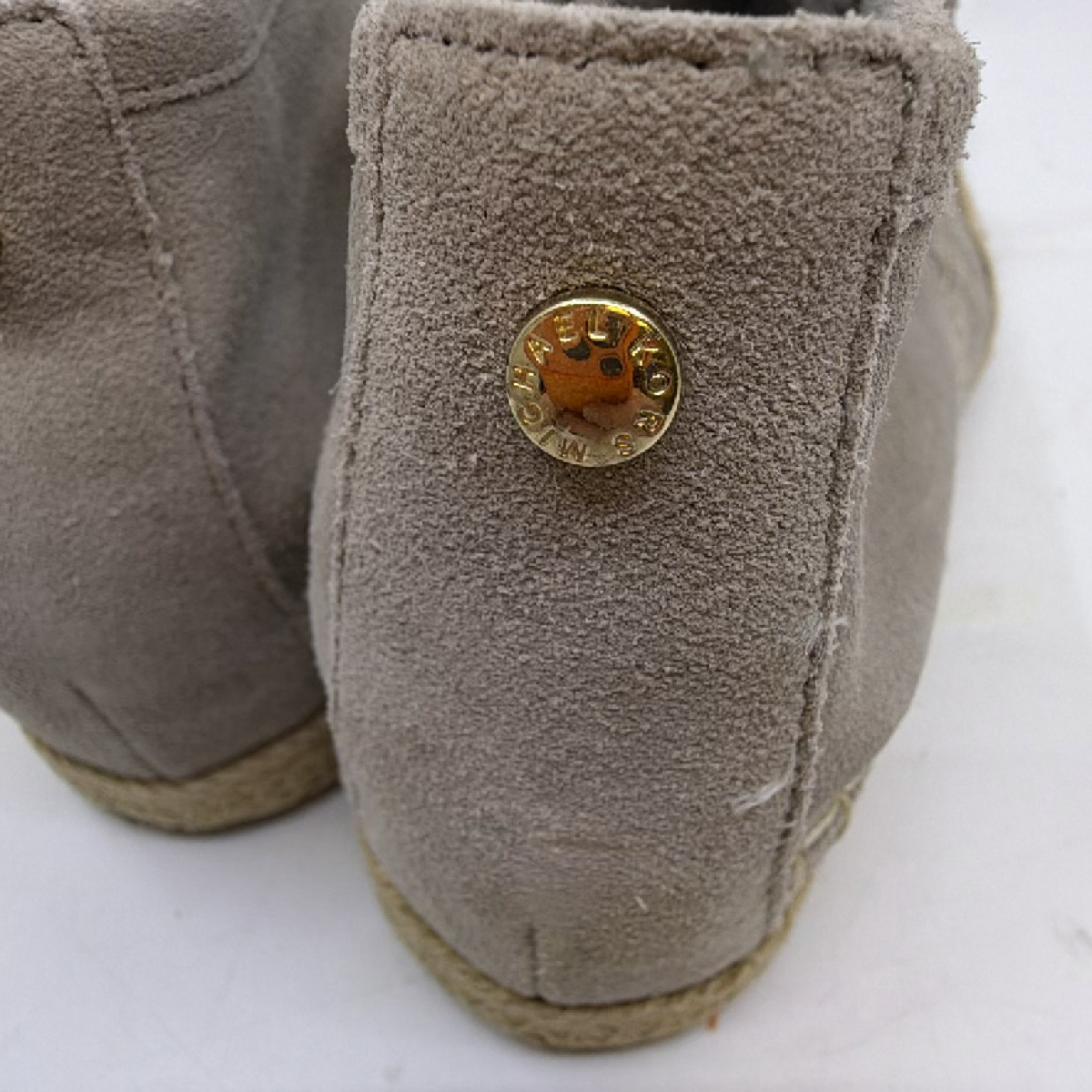 Michael Kors Espadrille Chukka Gray Suede 6.5M Ankle Boot