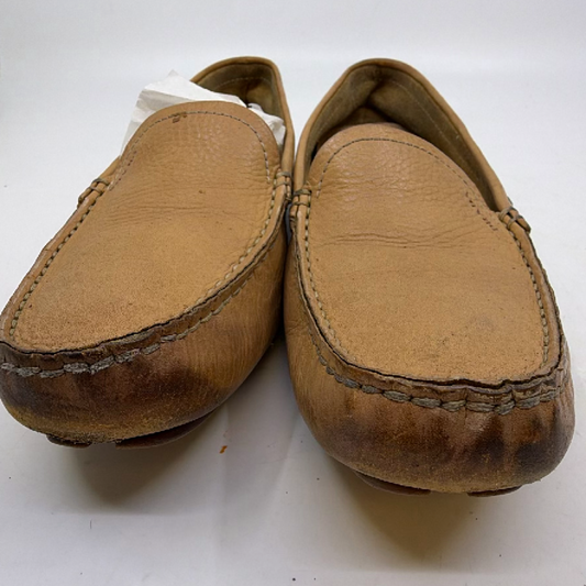 Prada Driving Loafer Tan Leather 37.5 Loafer