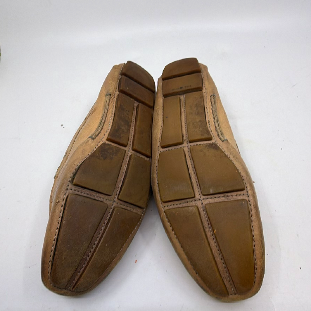 Prada Driving Loafer Tan Leather 37.5 Loafer