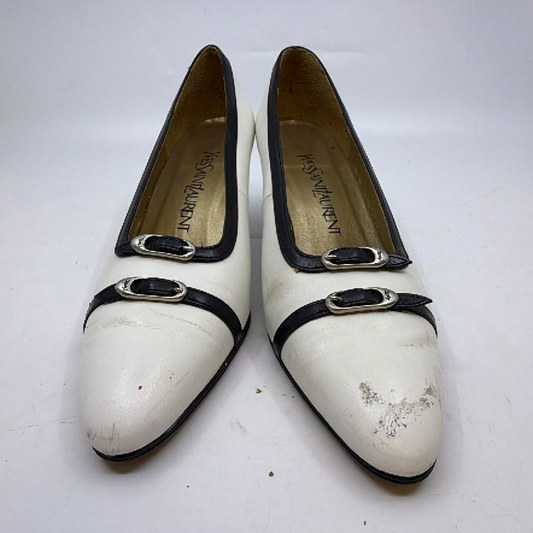 Yves Saint Laurent Classic Pump White Leather 36 Pump