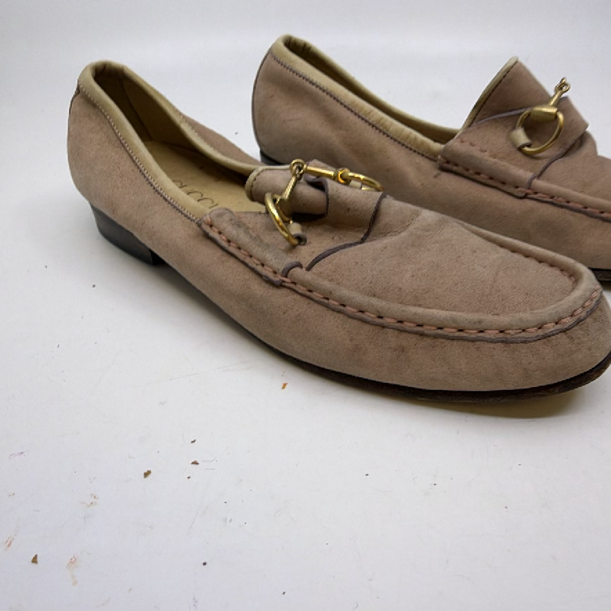 Gucci Horsebit Loafer Brown Suede 36B Loafer