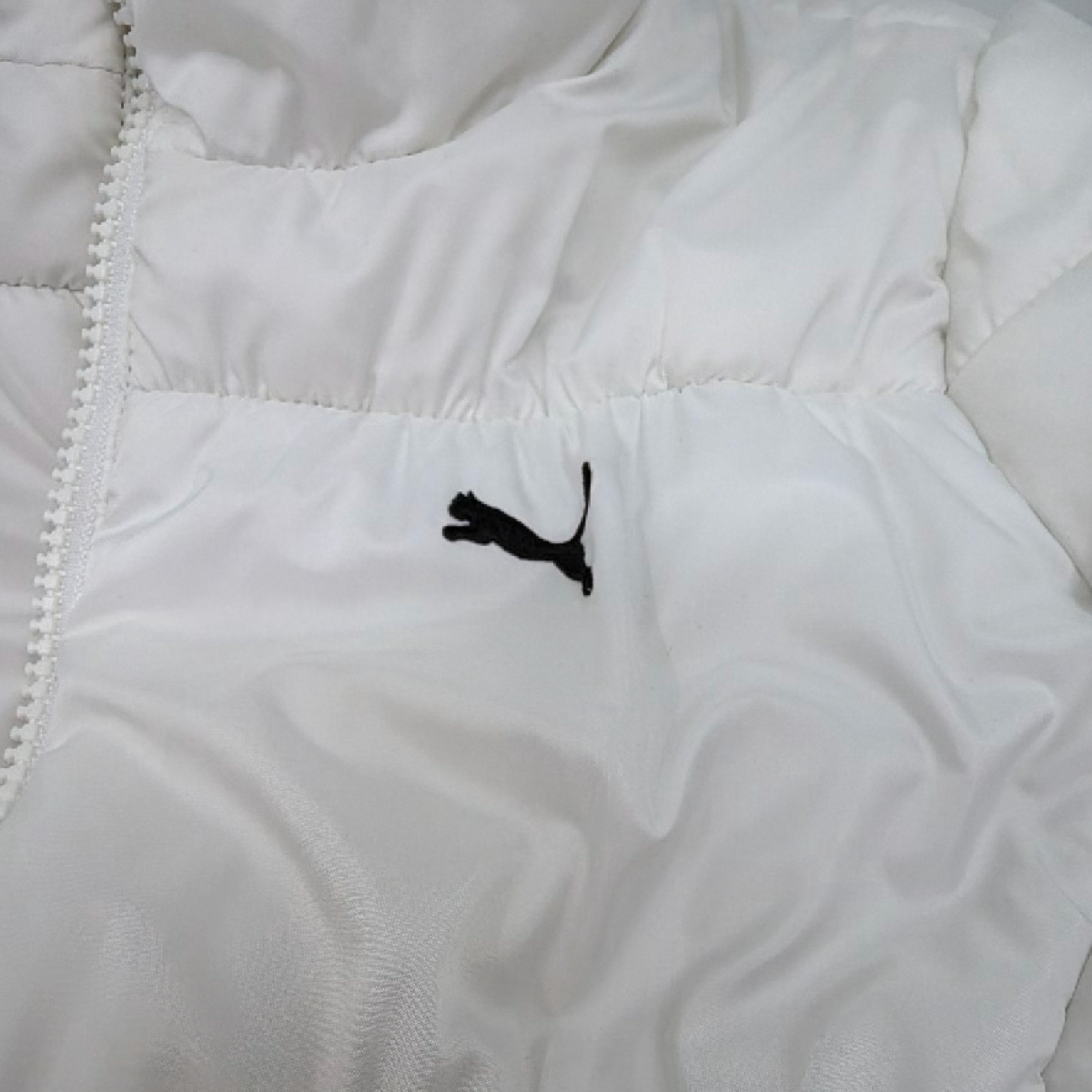 Puma Puffer White Polyester M Jacket