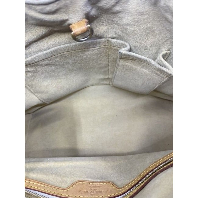 Louis Vuitton Hampstead Vintage Cream Damier Azur Canvas Shoulder Bag